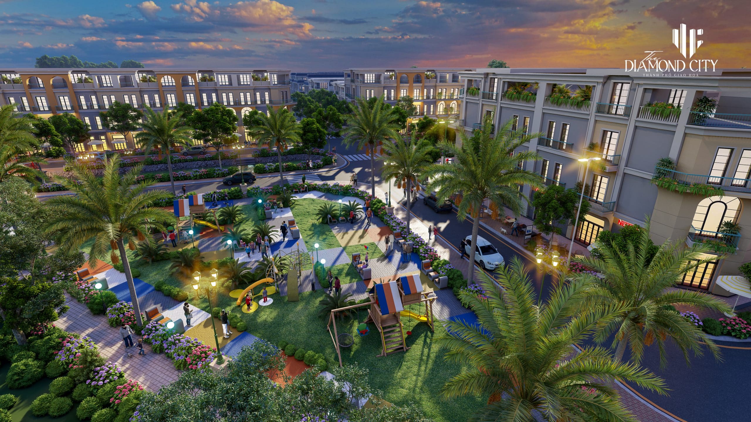 the diamond city - khu dân cư quốc linh