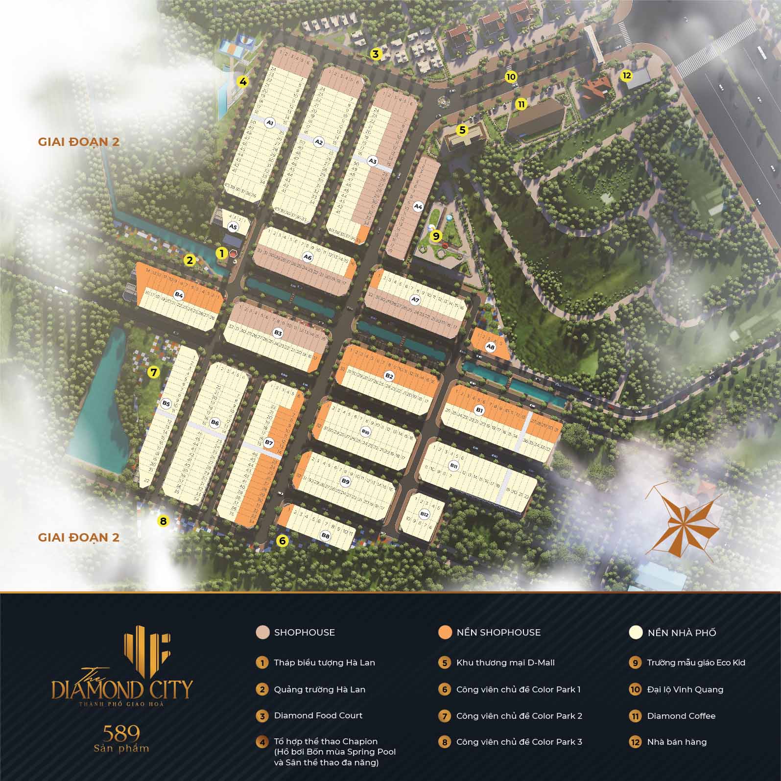 Mặt Bằng Khu Dân Cư Quốc Linh Diamond City