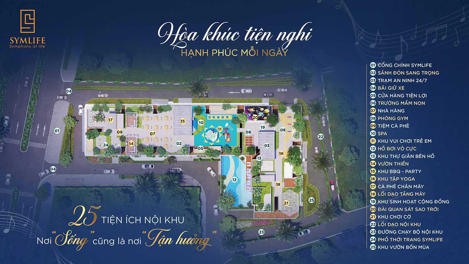 25 tiện ích dự án symlife