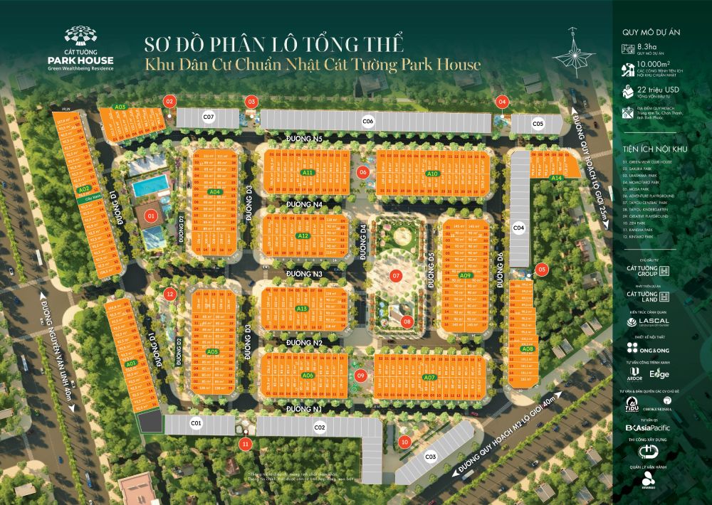 mặt bằng cát tường park house