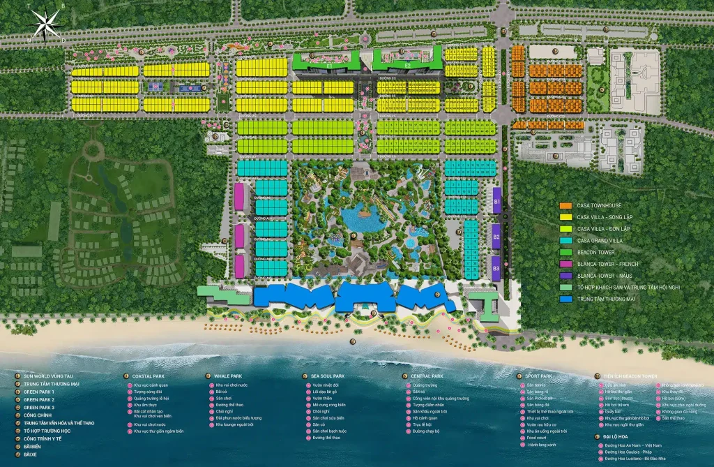 mặt bằng tổng thể dự án blanca city