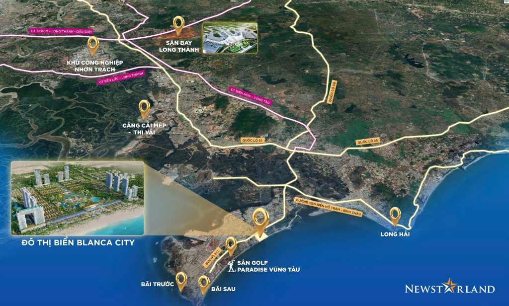 vị trí khu đô thị blanca city