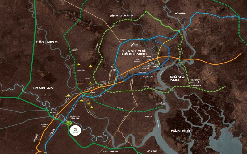 vị trí taka garden riverside