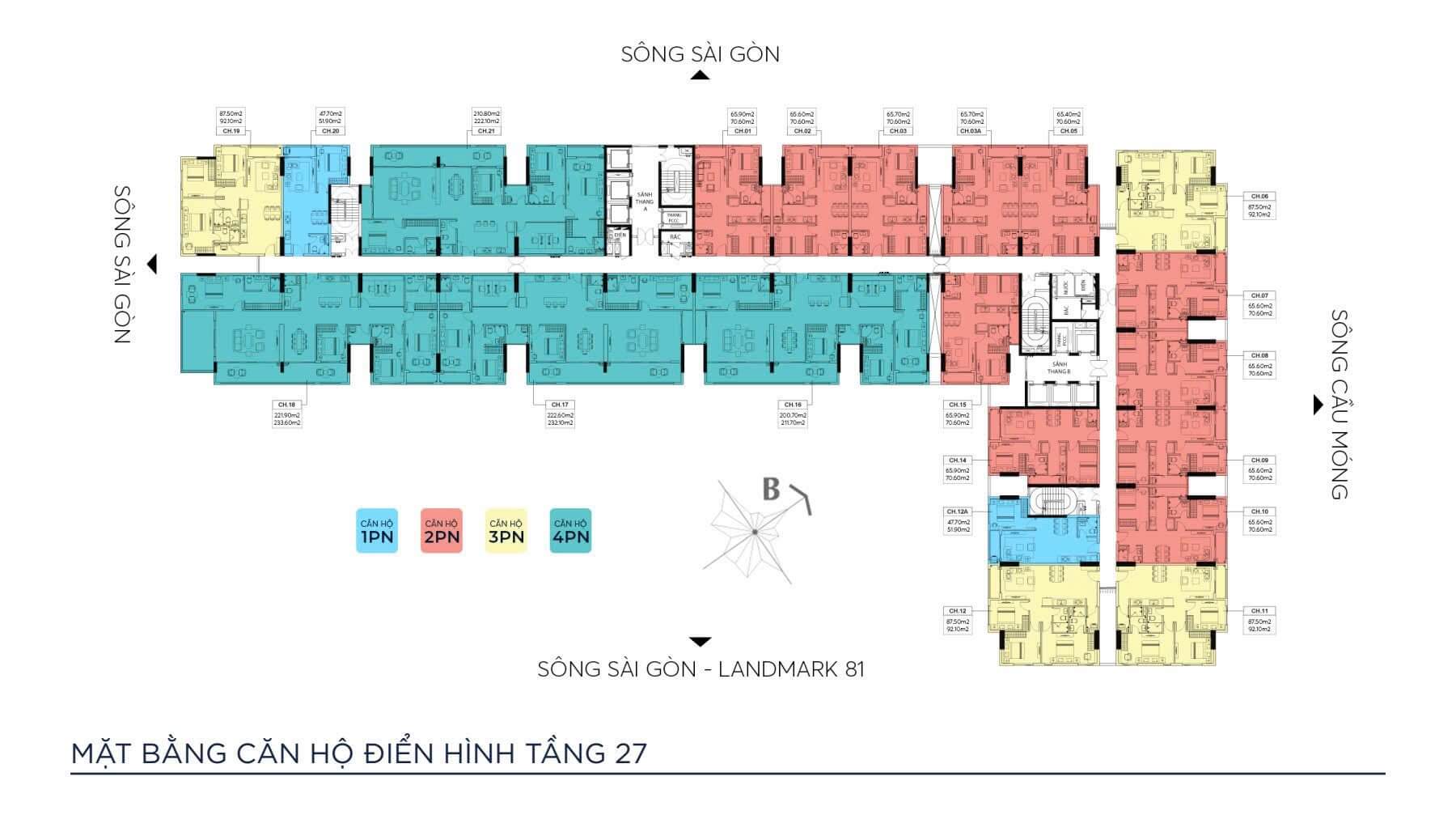 mặt bằng căn hộ dự án symlife