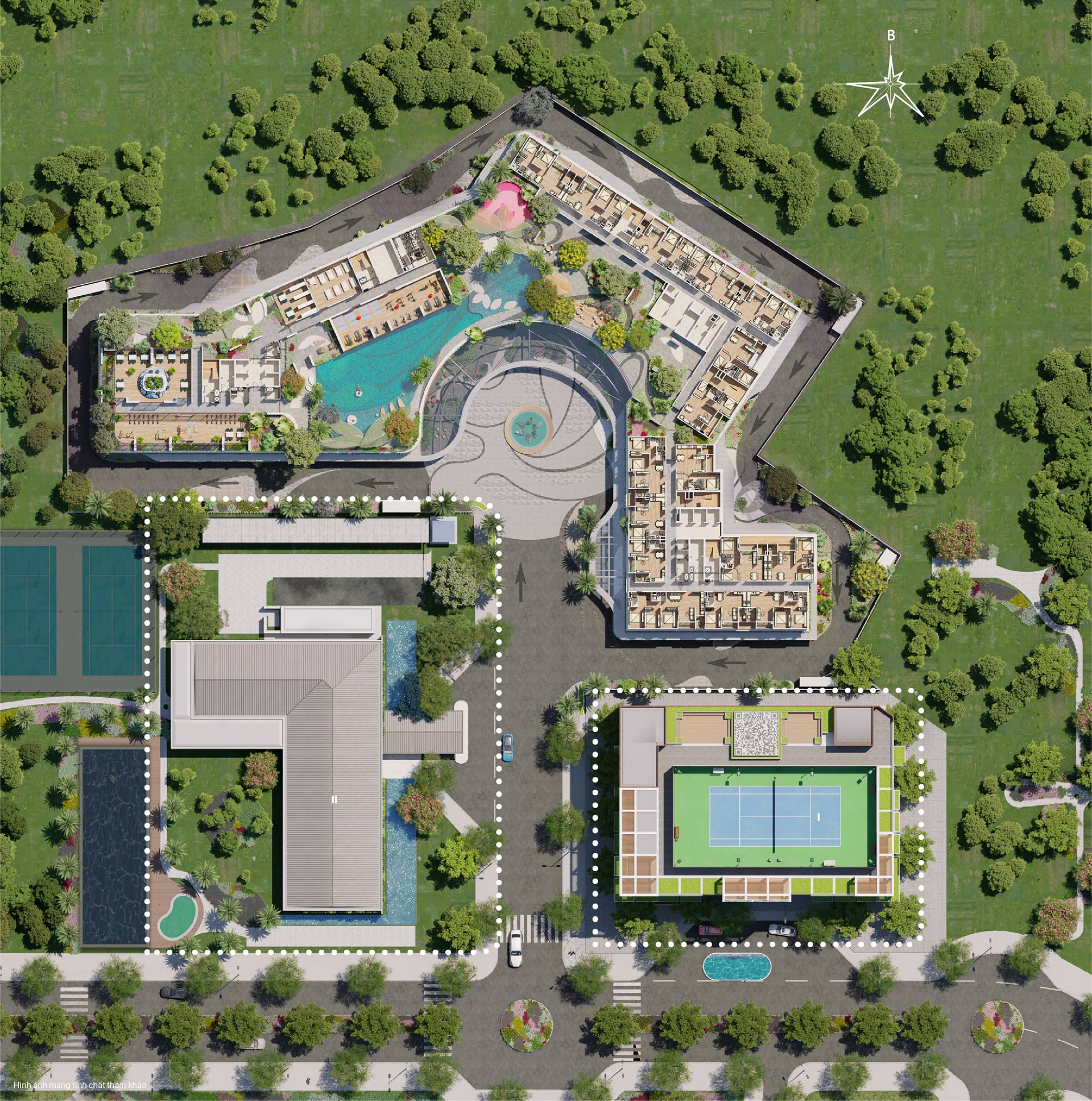 mặt bằng dự án setia gardens residences