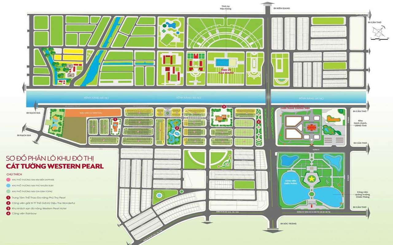 mặt bằng cát tường western pearl 1