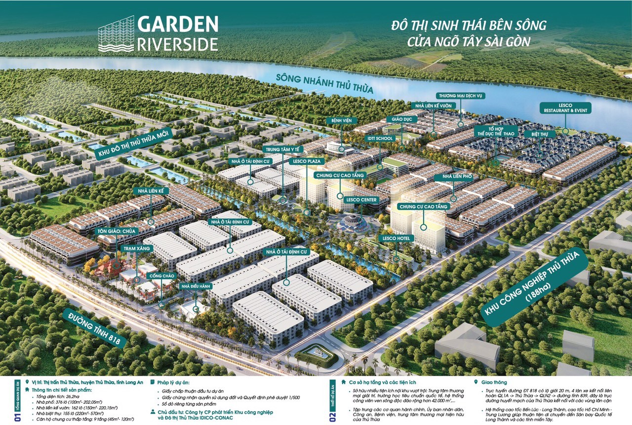 tiện ích dự án garden riverside