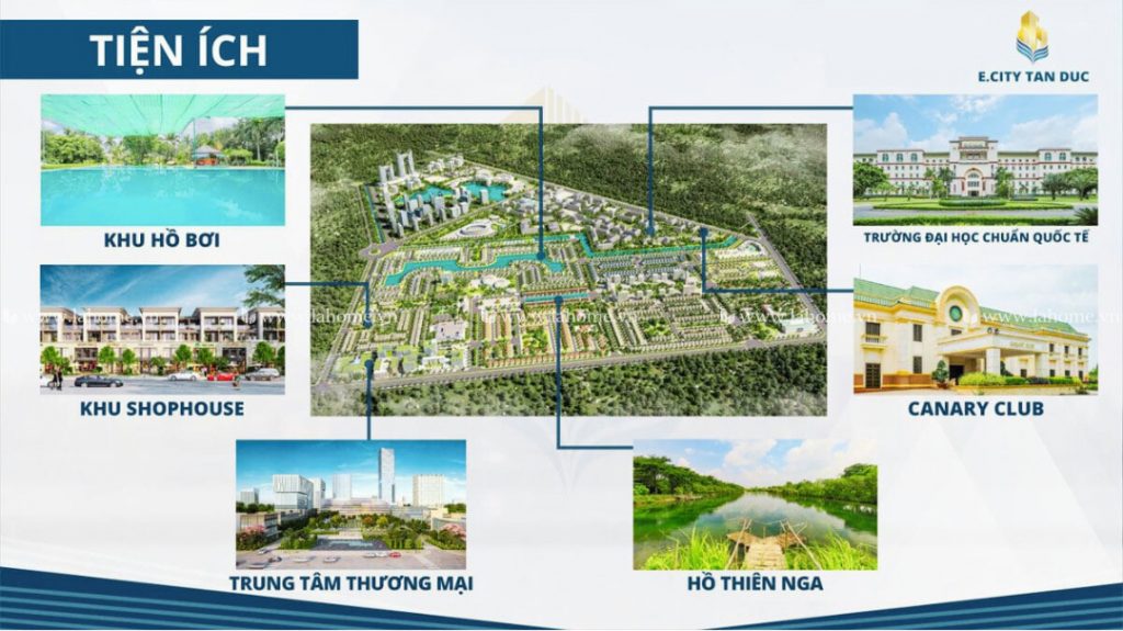 tiện ích nội khu tại ecity tân đức