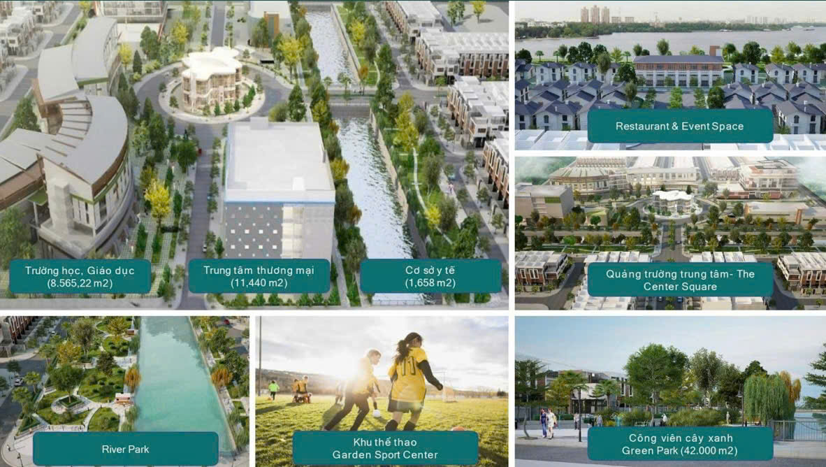 tiện ích nội khu dự án garden riverside