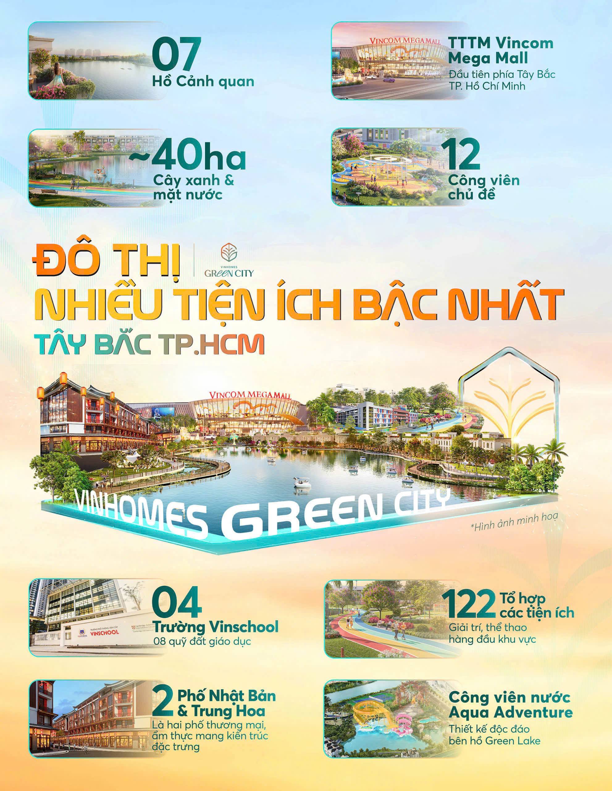 tiện ích dự án vinhomes green city