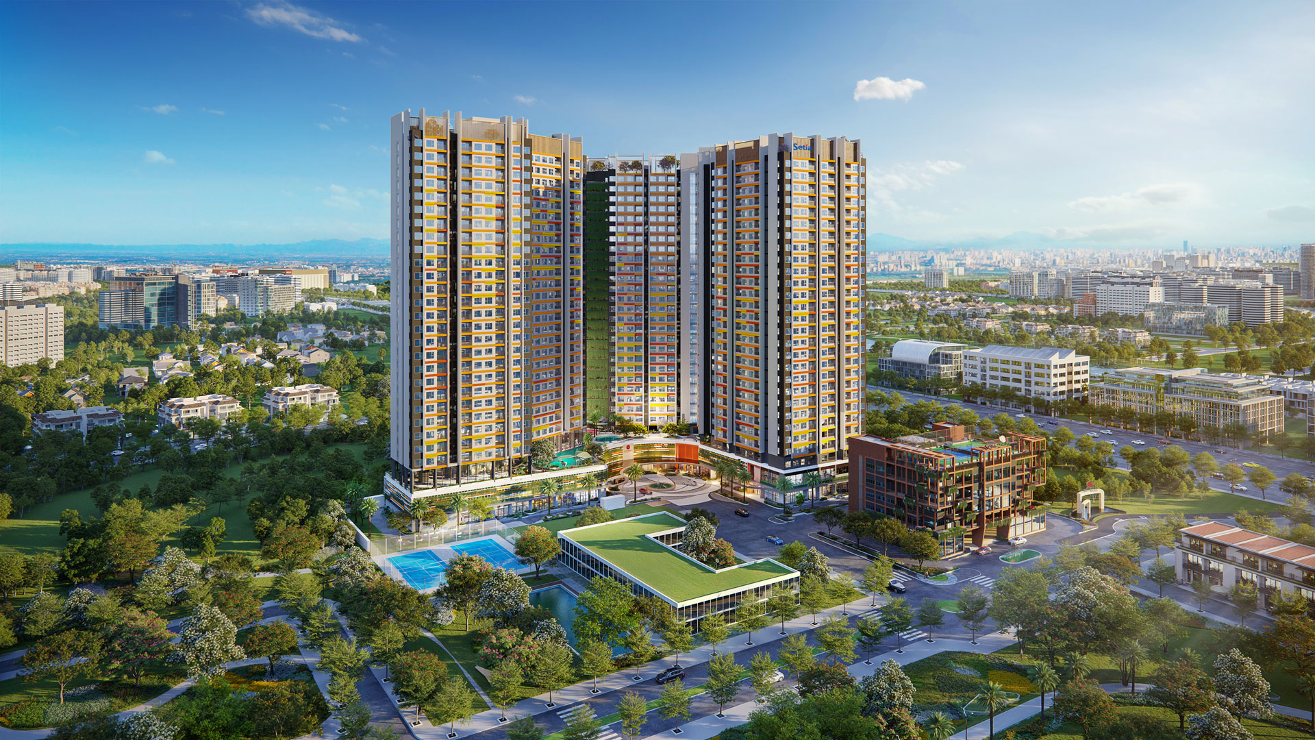 tổng quan căn hộ dự án setia gardens residences