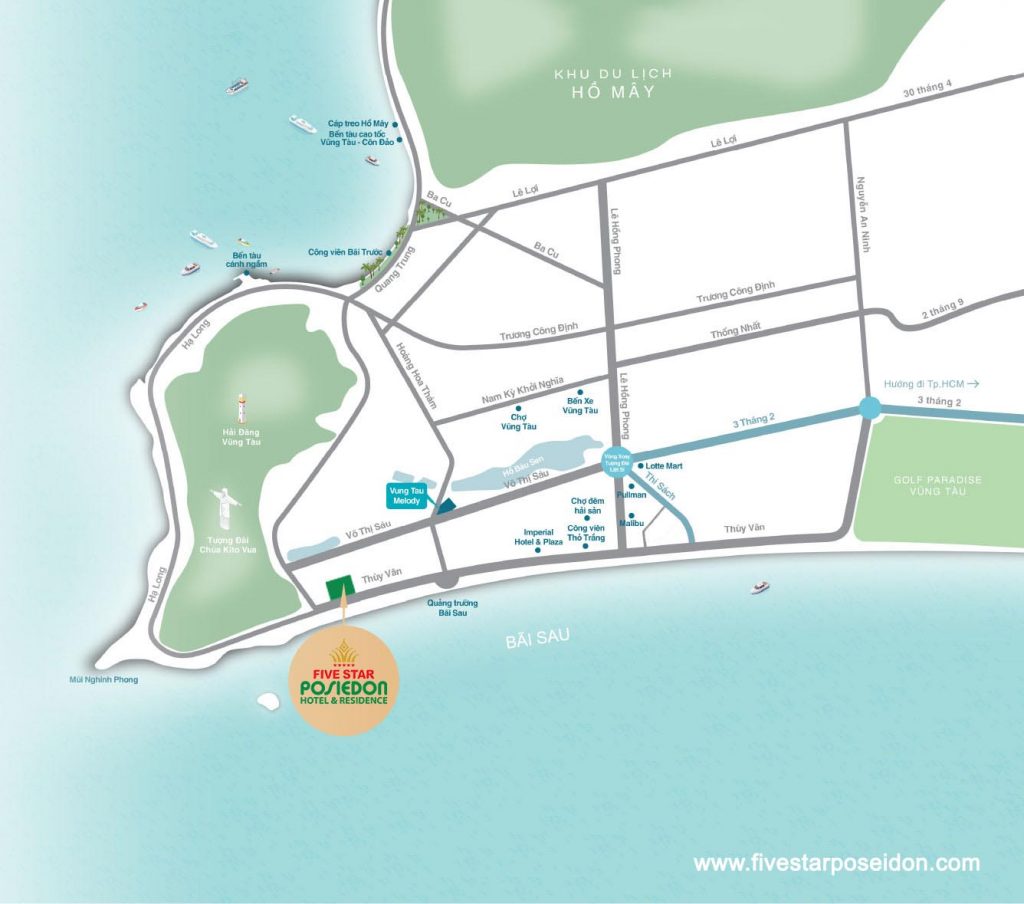 vị trí fivestar poseidon