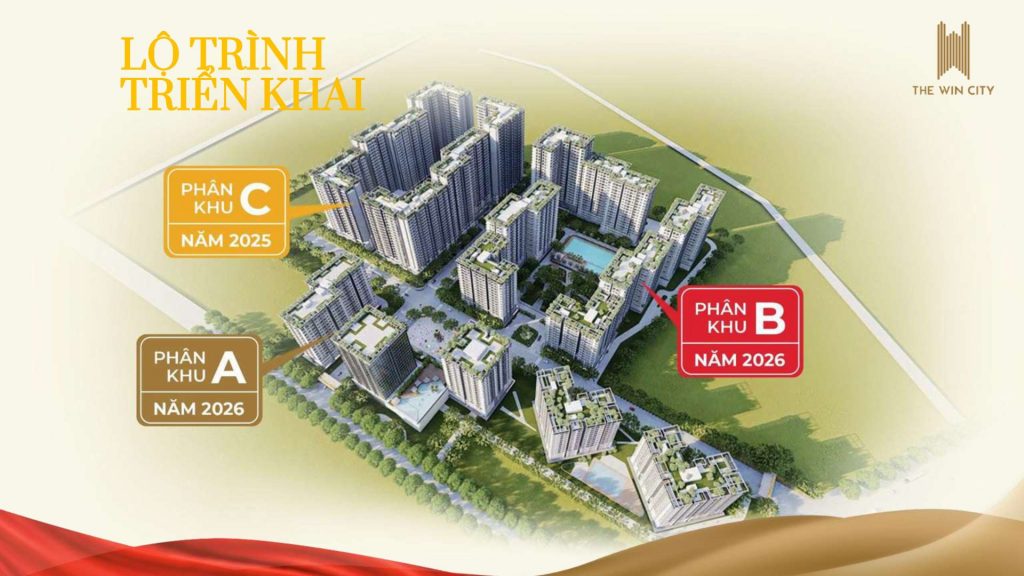 mặt bằng dự án the win city