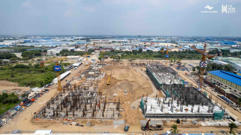 tiến độ dự án the win city