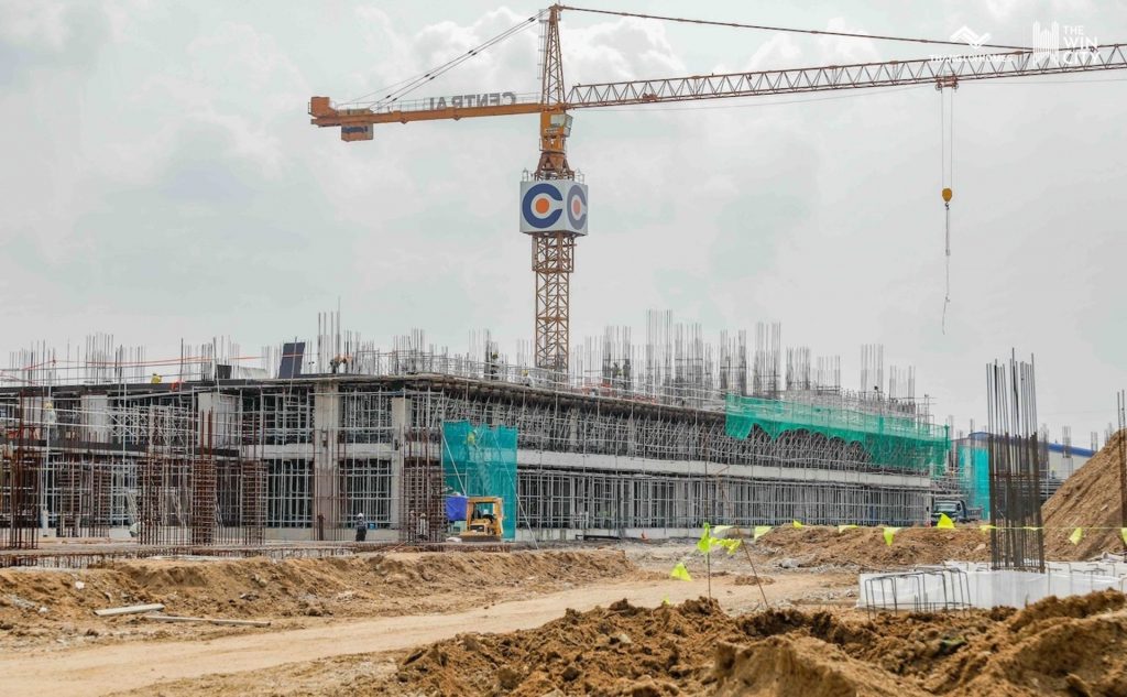 tiến độ dự án the win city