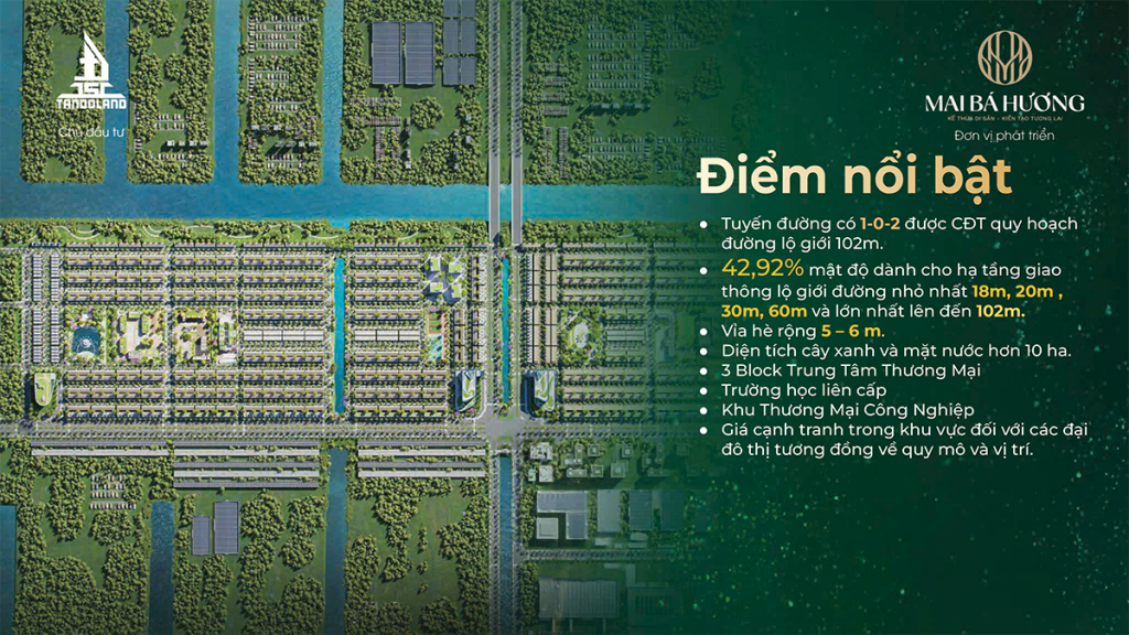 vị trí tiềm năng kdc mai bá hương long an