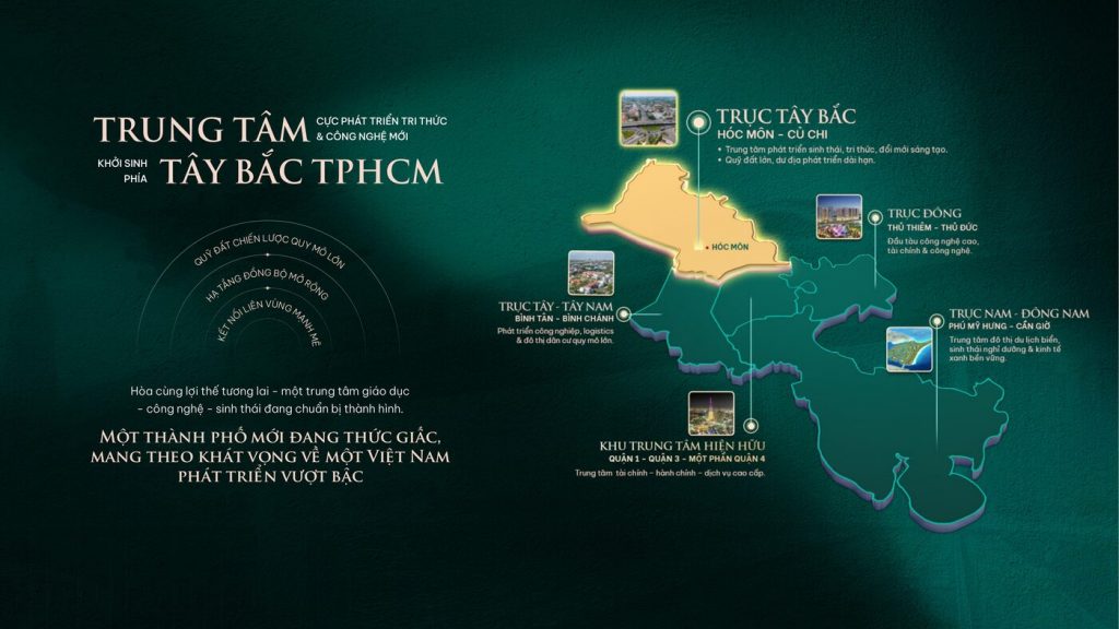 Vị trí Vinhomes Saigon Park - trung tâm Tây Bắc TP.HCM